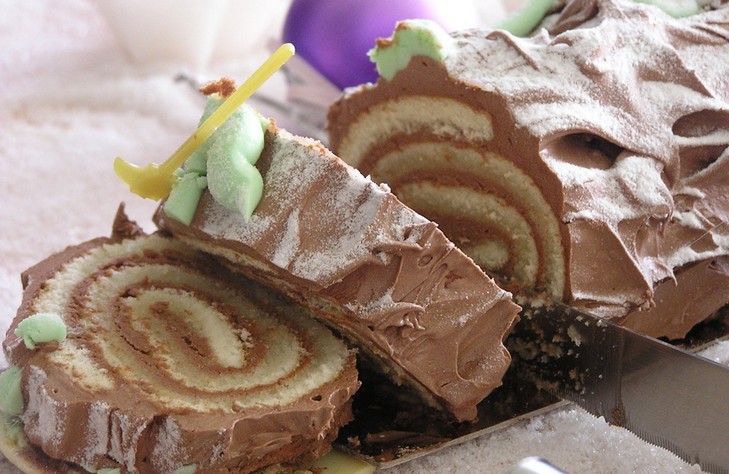 Kerststruik Bush Noël: een recept met een foto. Hoe u een nieuwjaarslogboek van Bush de Noel kookt, recept stap voor stap