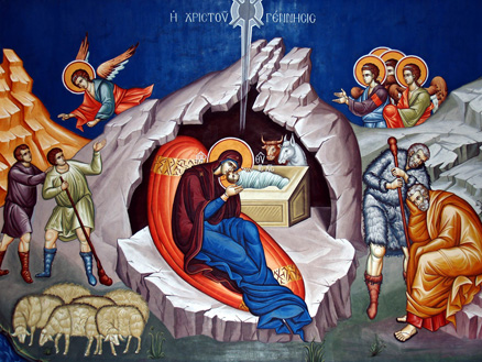 foto van orthodoxe kerst