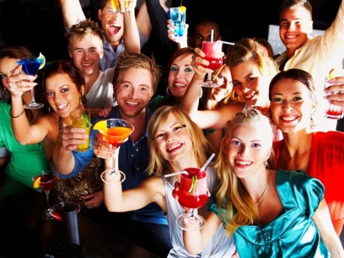 Vakantiescenario met vrienden