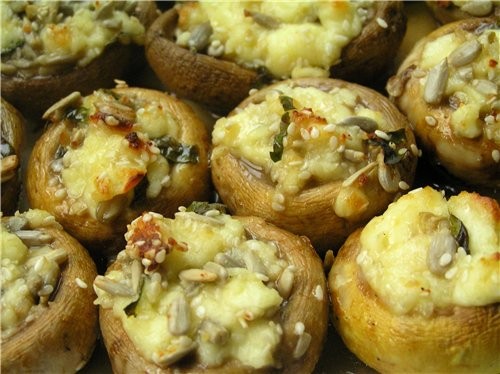 broodjes van champignons