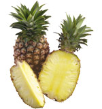 Ananas met knoflook