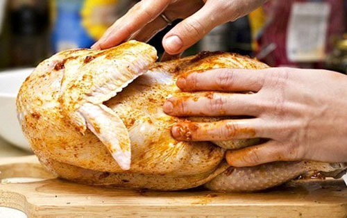 Smakelijke kip in de oven