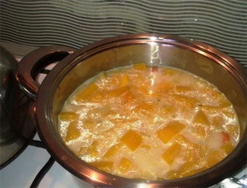 Vul met bouillon