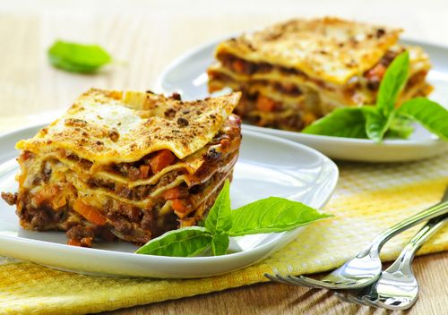 Heerlijk en snel feestelijk diner op 23 februari, lasagne met champignons