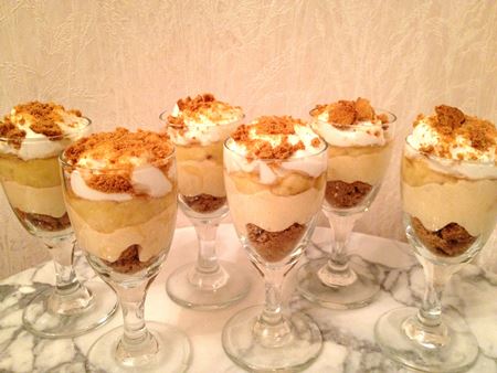Dessert van kwarkrecept met foto