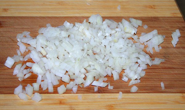 gehakte uien