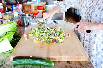 Foto van het recept voor een lichte en originele salade voor de verjaardag van "New York"