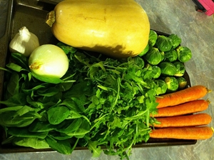 Beeld van een recept voor een eenvoudige en smakelijke salade
