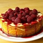 Foto van een recept van een smakelijke karmozijnrode cake