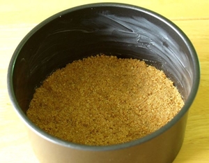 Foto van een recept van een smakelijke karmozijnrode cake