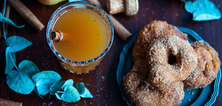 Glühwein en appel donuts