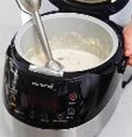hak met een blender hak met een blender