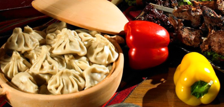 khinkali in het Georgisch