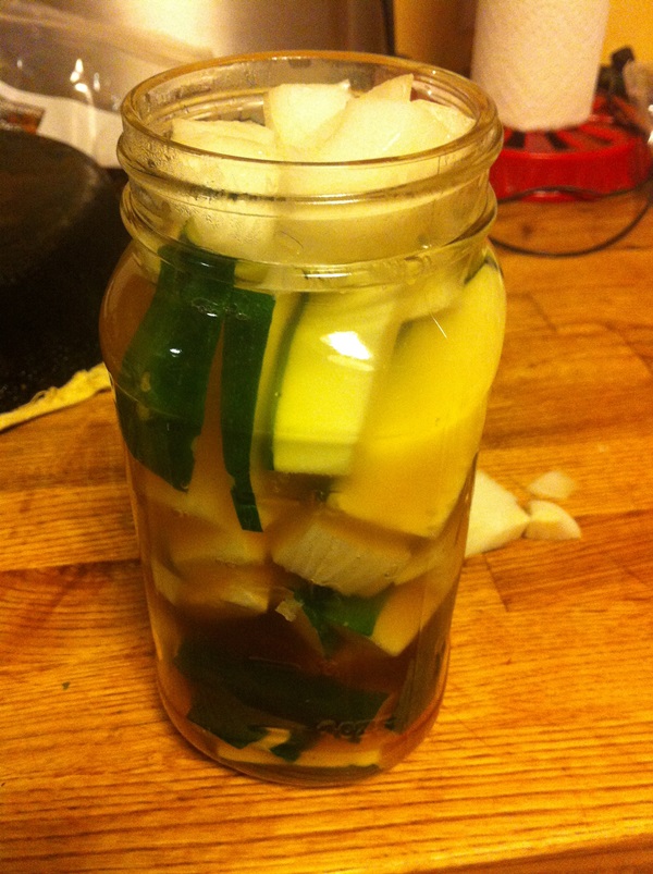 Pittige courgette in het Koreaans - het lekkerste recept voor de winter