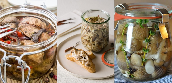 Hoe champignons thuis te maken - recepten voor de winter in banken