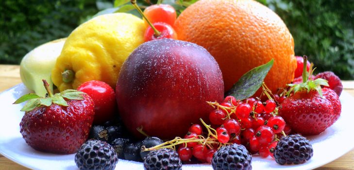 Mooie serveren en serveren van fruit