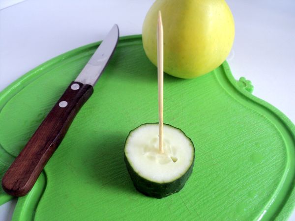 Mooie serveren en serveren van fruit
