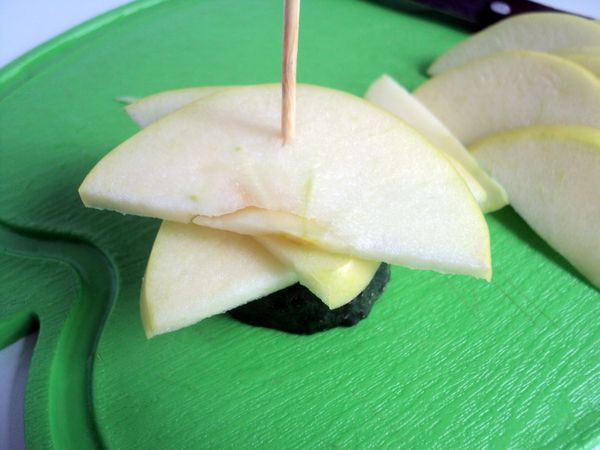 Mooie serveren en serveren van fruit