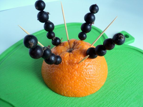 Mooie serveren en serveren van fruit