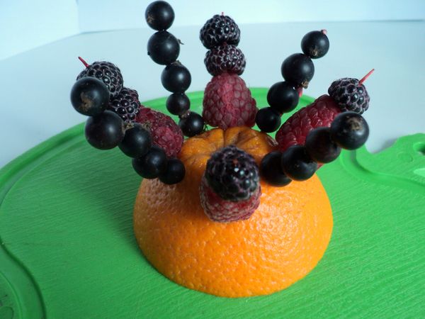 Mooie serveren en serveren van fruit