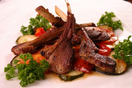 Een lamskebab koken