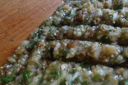 Hoe aubergine kaviaar te koken