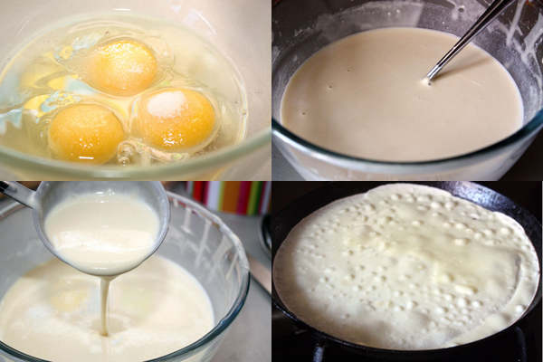 Hoe pannenkoeken op yoghurt te bereiden - de beste recepten met een foto