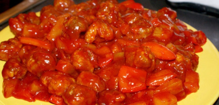 vlees in het Chinees