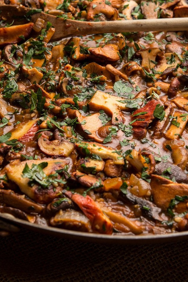 Hoe cantharellen in een koekenpan te koken