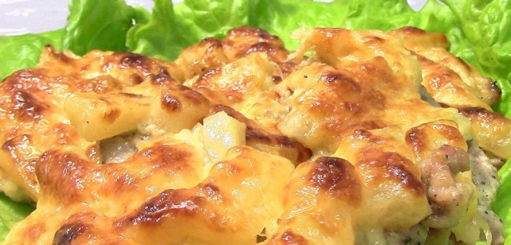Aardappel met gehakt in het Frans: recepten in de oven en multivark