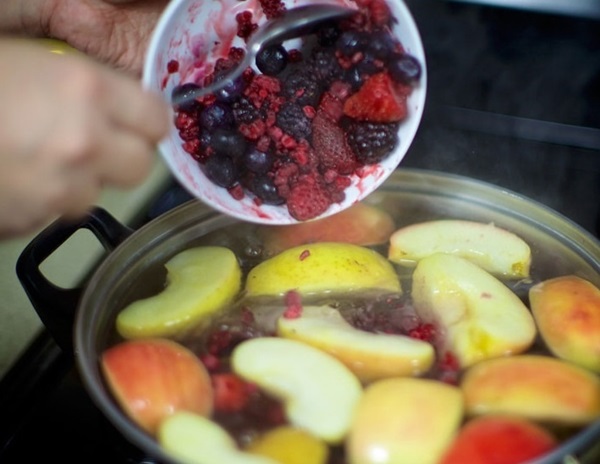Compote van appelbes