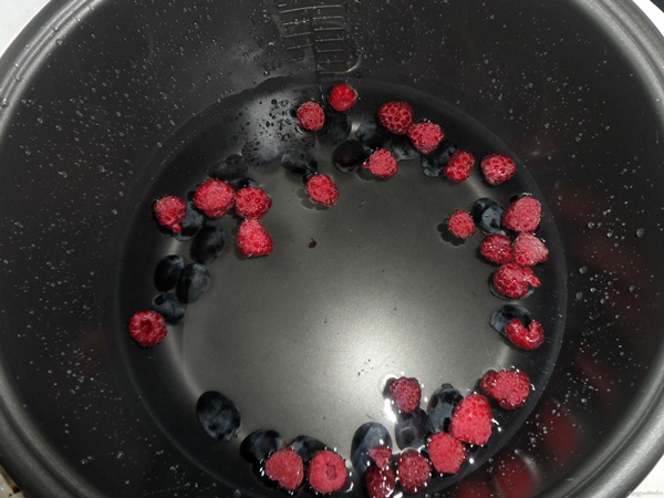 Heerlijke compote van frambozen voor de winter