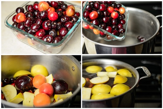 Geurige compote van kersen in een pan en multivark - recept