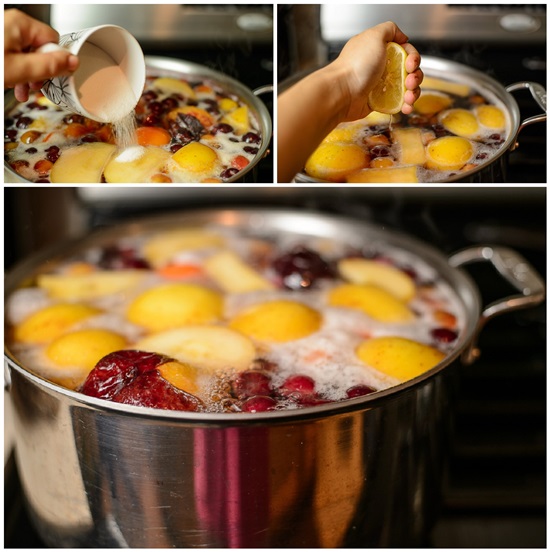 Geurige compote van kersen in een pan en multivark - recept