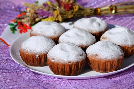 Stapsgewijs recept voor muffins met pruimen