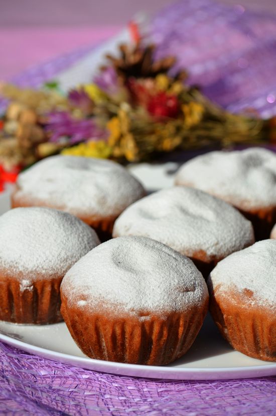 Stapsgewijs recept voor muffins met pruimen