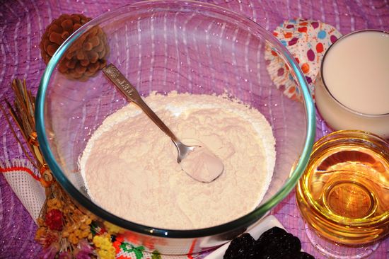 Stapsgewijs recept voor muffins met pruimen