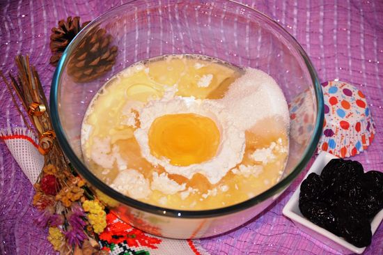 Stapsgewijs recept voor muffins met pruimen