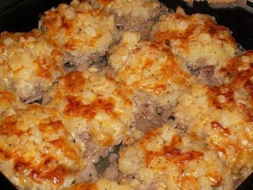 vlees uit de oven