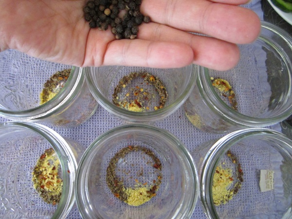 Lekkere komkommers met knoflook voor de winter