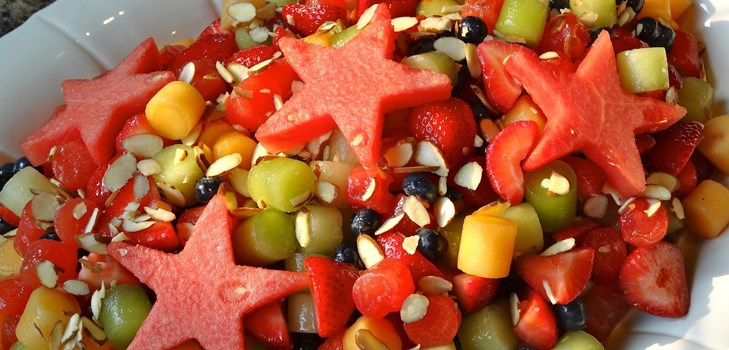  Rode biet met sinaasappels en kaas "Feta"