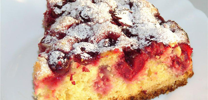 Kersencake: smakelijk en eenvoudig