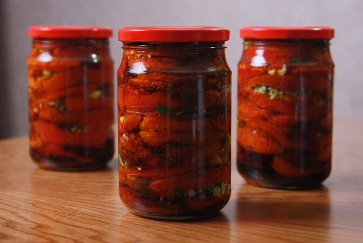 Tomaten in het Koreaans voor de winter