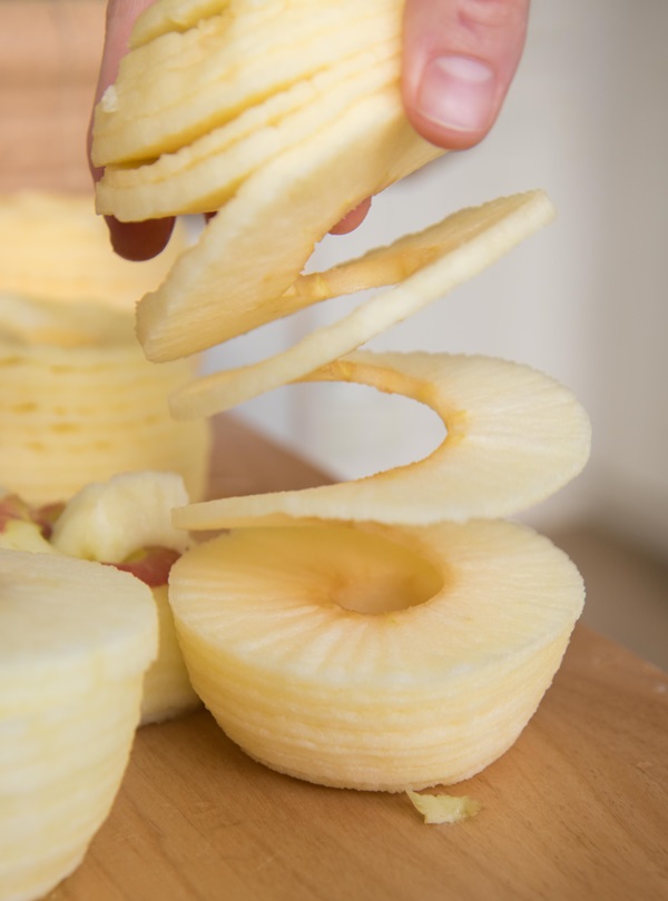 Thuis jam van appels koken