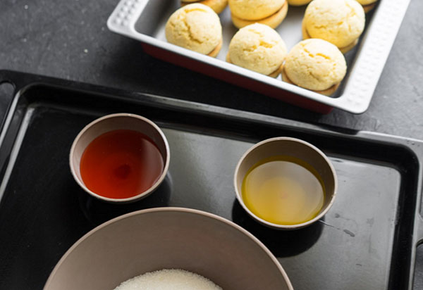 Vakantie recept: perzik cake met creme vulling