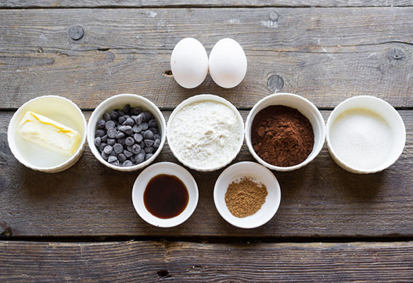 Een eenvoudig recept: brownie, die in de mond smelt