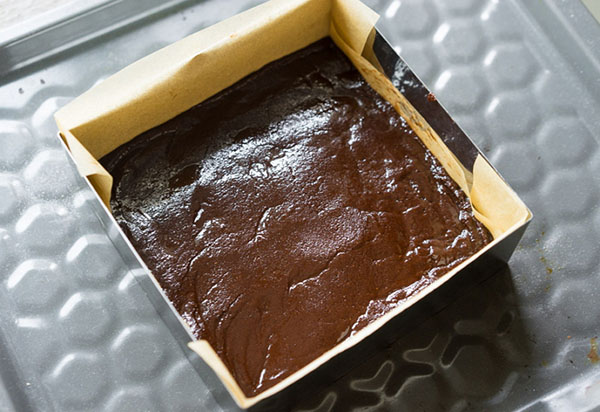 Een eenvoudig recept: brownie, die in de mond smelt