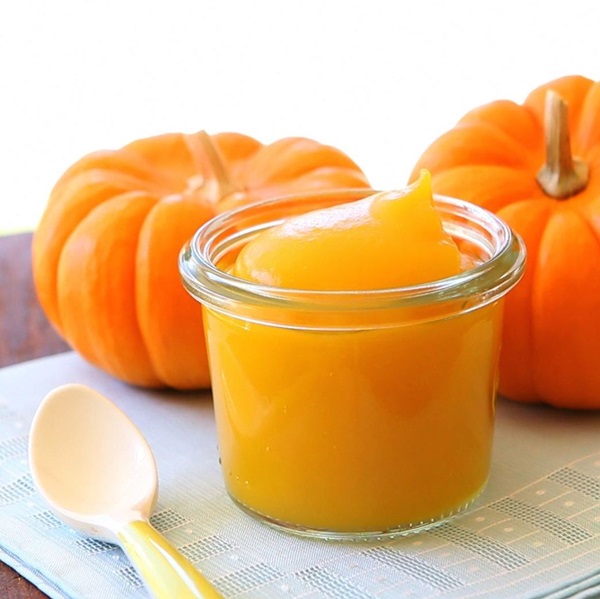 Pompoenpuree als garnering en voor de winter: recepten zijn snel en smakelijk voor baby's, kinderen zonder aardappelpuree Likken je lippen tegen pompoen