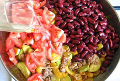 Stoofpotje van courgette - lekker, nuttig, goedkoop
