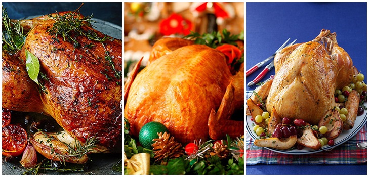 Het recept voor kalkoen voor het nieuwe jaar 2017 en kerst - in de oven, multivark, in een koekenpan, met zure roomsaus en groenten